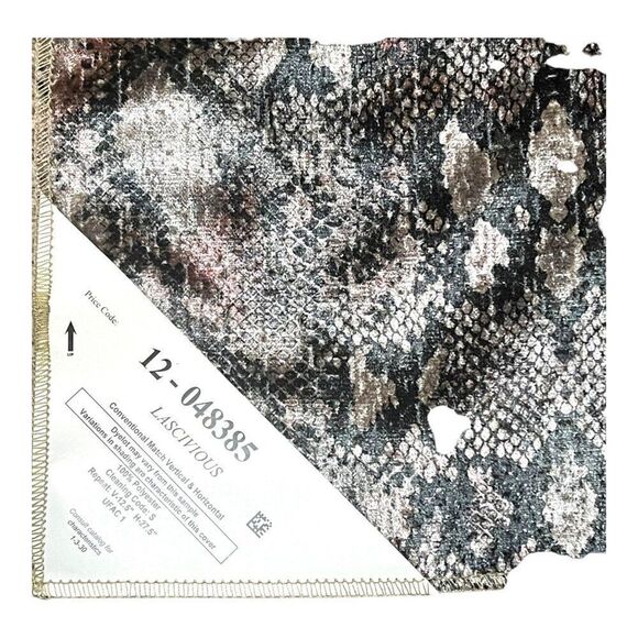 Xanadu Ikat Pink & Navy Fabric Craft Lot of Polyester Indoor Outdoor Samples - Picture 9 of 16